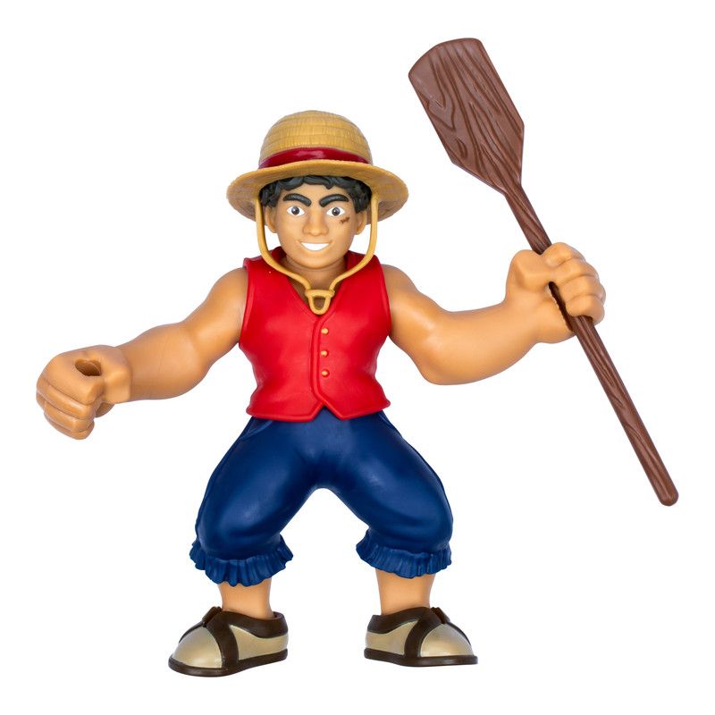 Heroes of Goo Jit Zu - Luffy Stretchy Action Figure With Accessories - 7 Inch