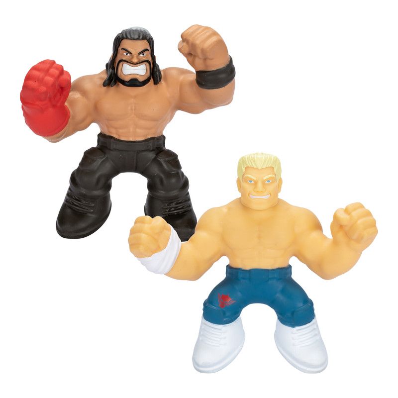 Heroes of Goo Jit Zu - Action Figures Roman Reigns And Cody Rhodes