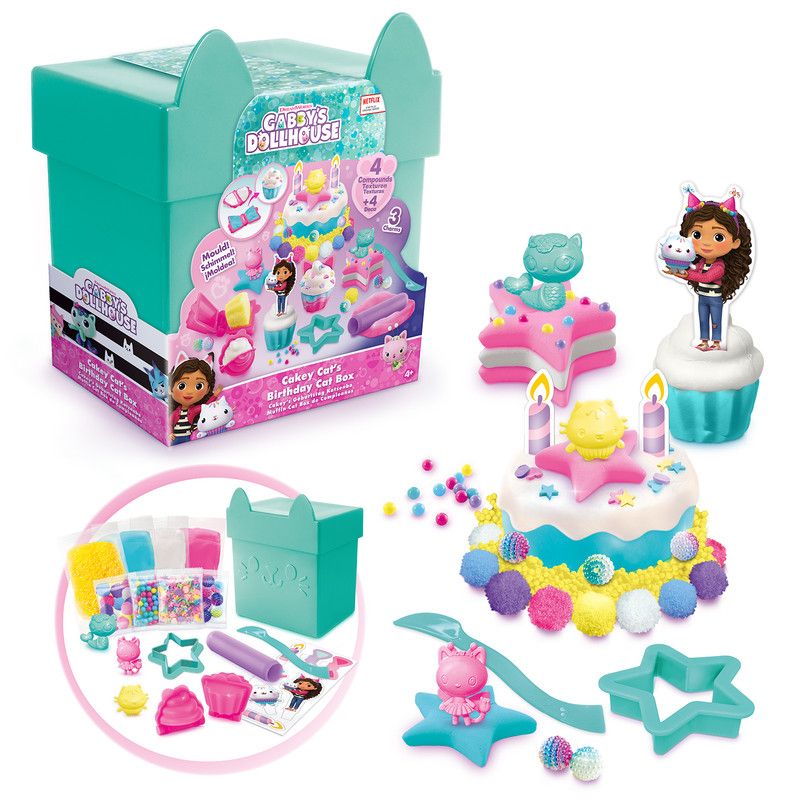 Canal Toys - Gabby's Dollhouse - Cakey Cat Birthday Cat Box