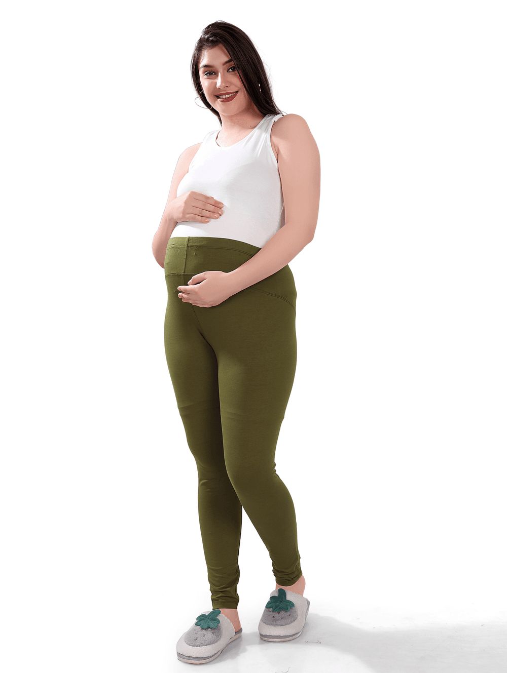 Tummy - Maternity Activewear Leggings - Green