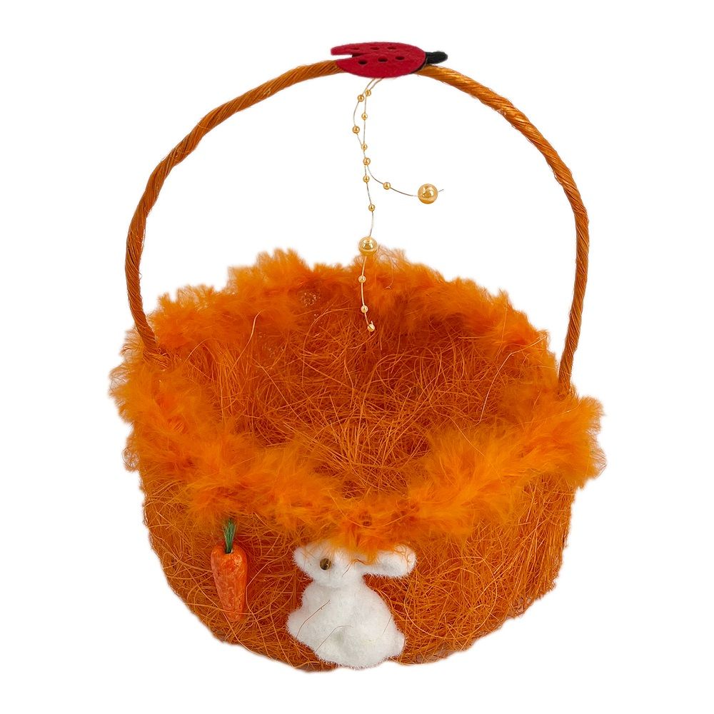 Party Magic - Easter Basket Orange 18cm