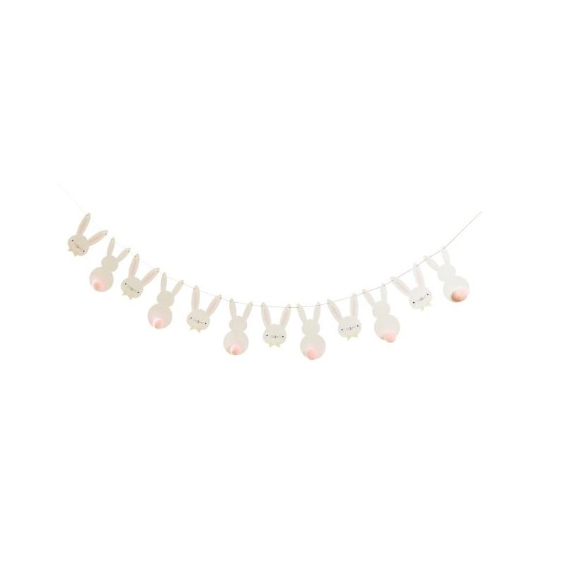 Party Magic - Bunny Pom Pom Garland 2m