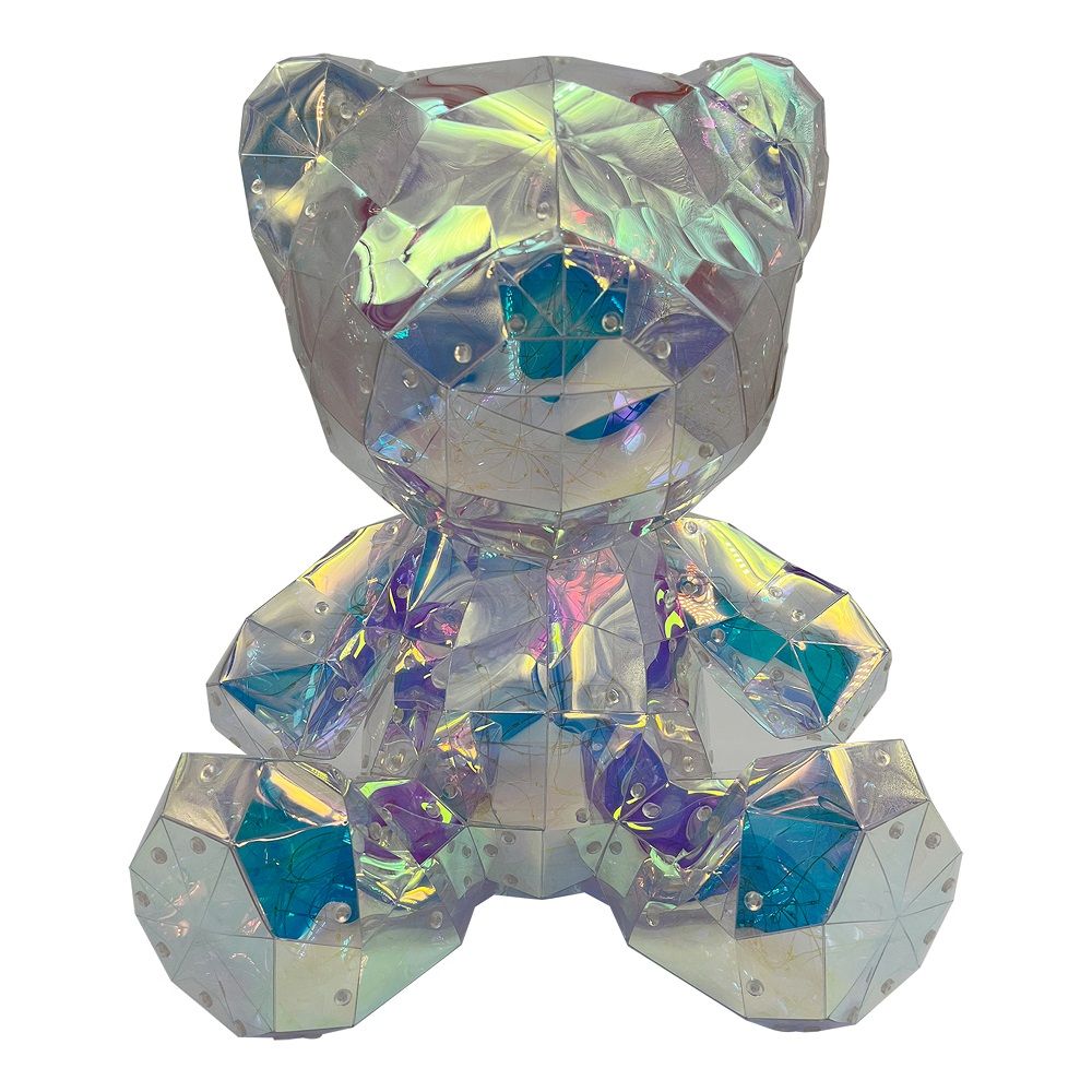 Party Magic - LED Bear Decoration - Crystal - 40cm