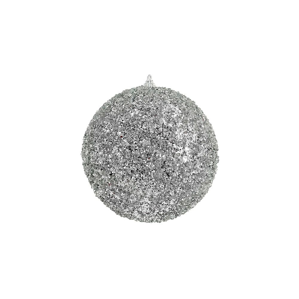 Christmas Magic - Christmas Designer Baubles - Silver - 15 cm - 1 Pc