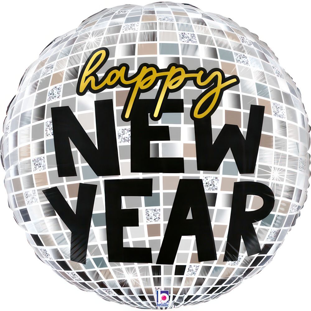 Betallic Balloon Co - New Year Disco Ball - 36 Inch