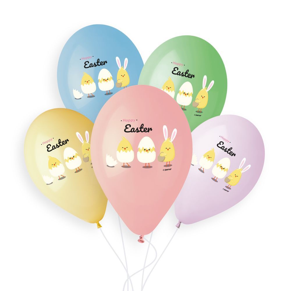 Gemar - 13 Inch Happy Easter Latex Balloon