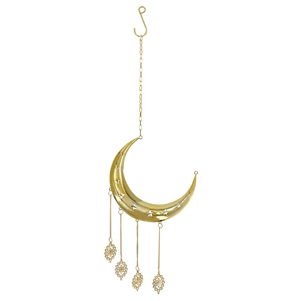 Party Magic - Eid Hanging Decoration With Lights - Gold