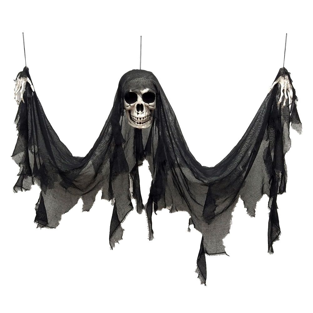 Party Magic - Halloween Decoration Hanging Reaper - Black