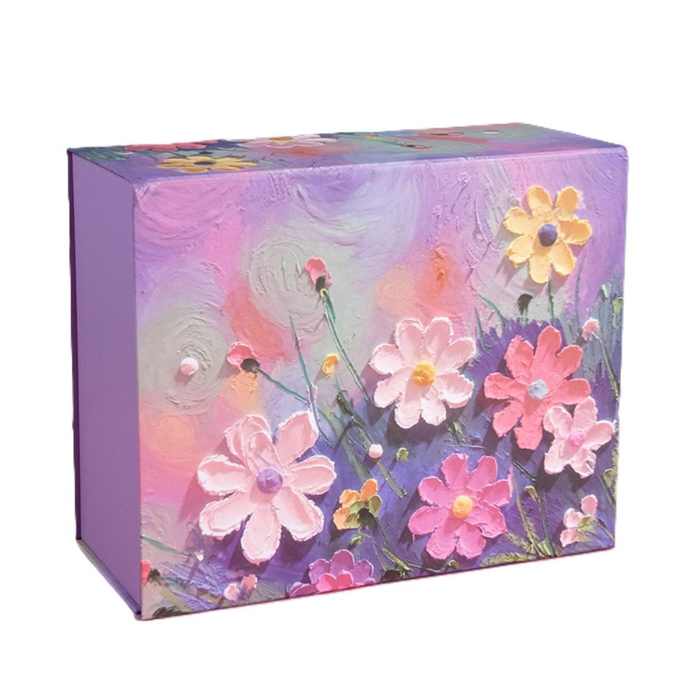 Y-PaperCo. - 3D Chrysanthemum Oil Painting Gift Box - Medium