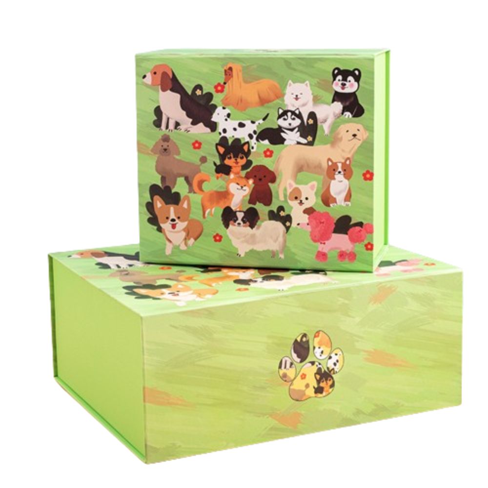 Y-PaperCo. - Dog Paradise Gift Box - Medium 24x21x11cm