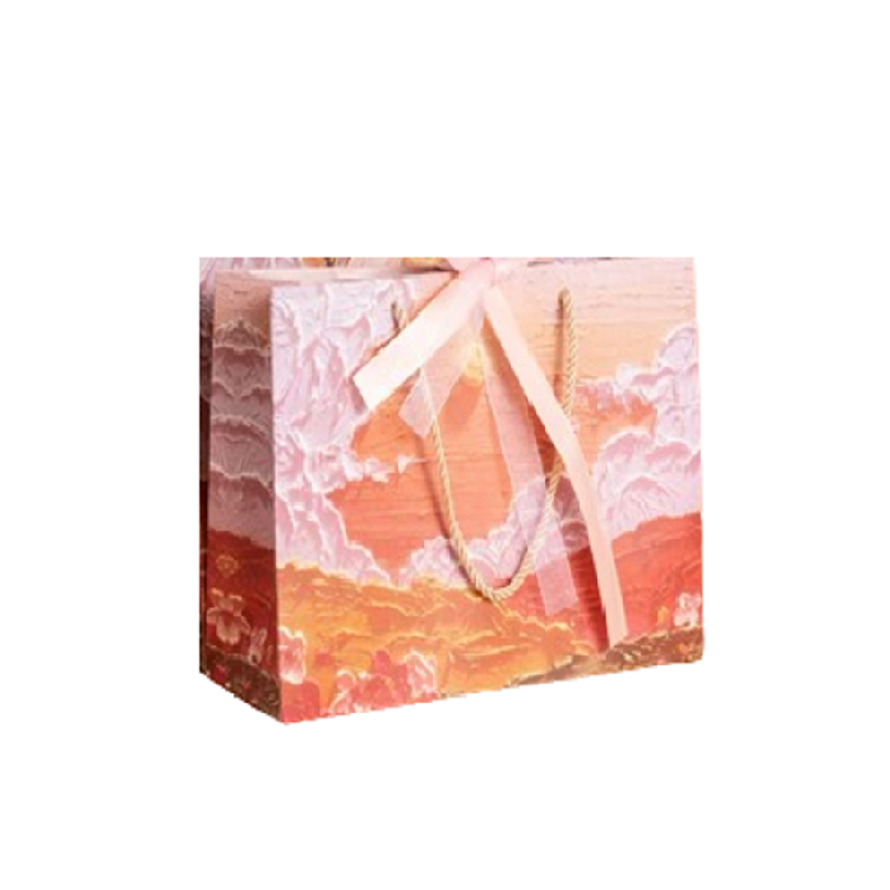 Y-PaperCo. - 3D Sunset Themed Gift Bag - Medium - Pack of 2