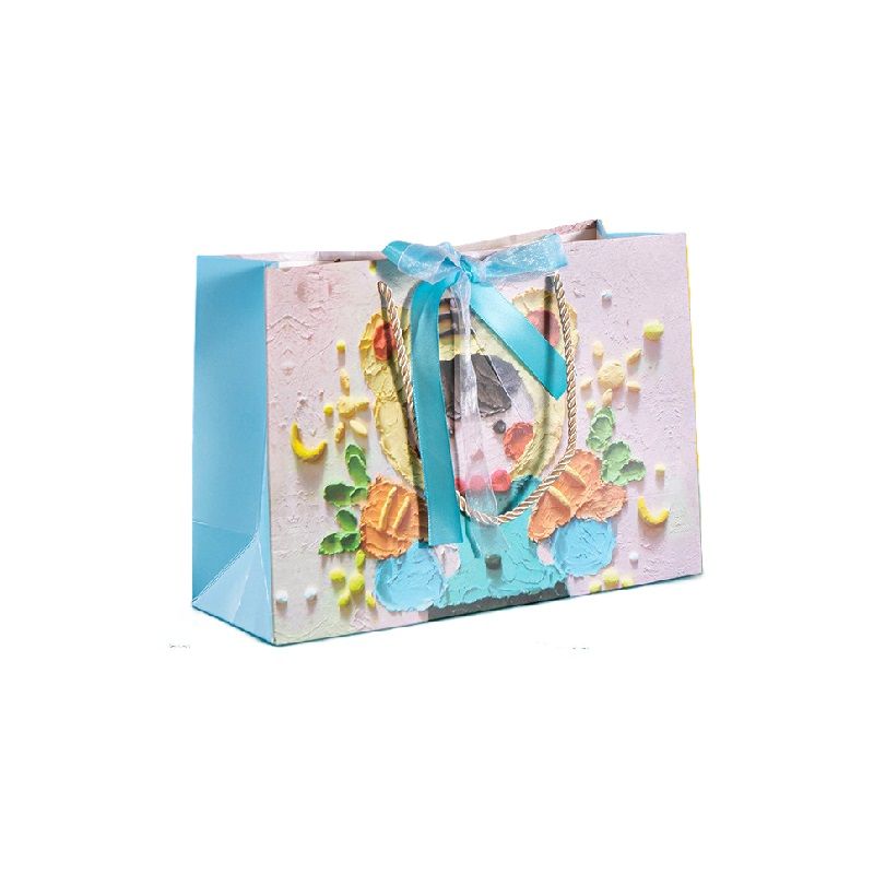 Y-PaperCo. - 3D Cute Boy Themed Gift Bag - Medium - Pack of 2