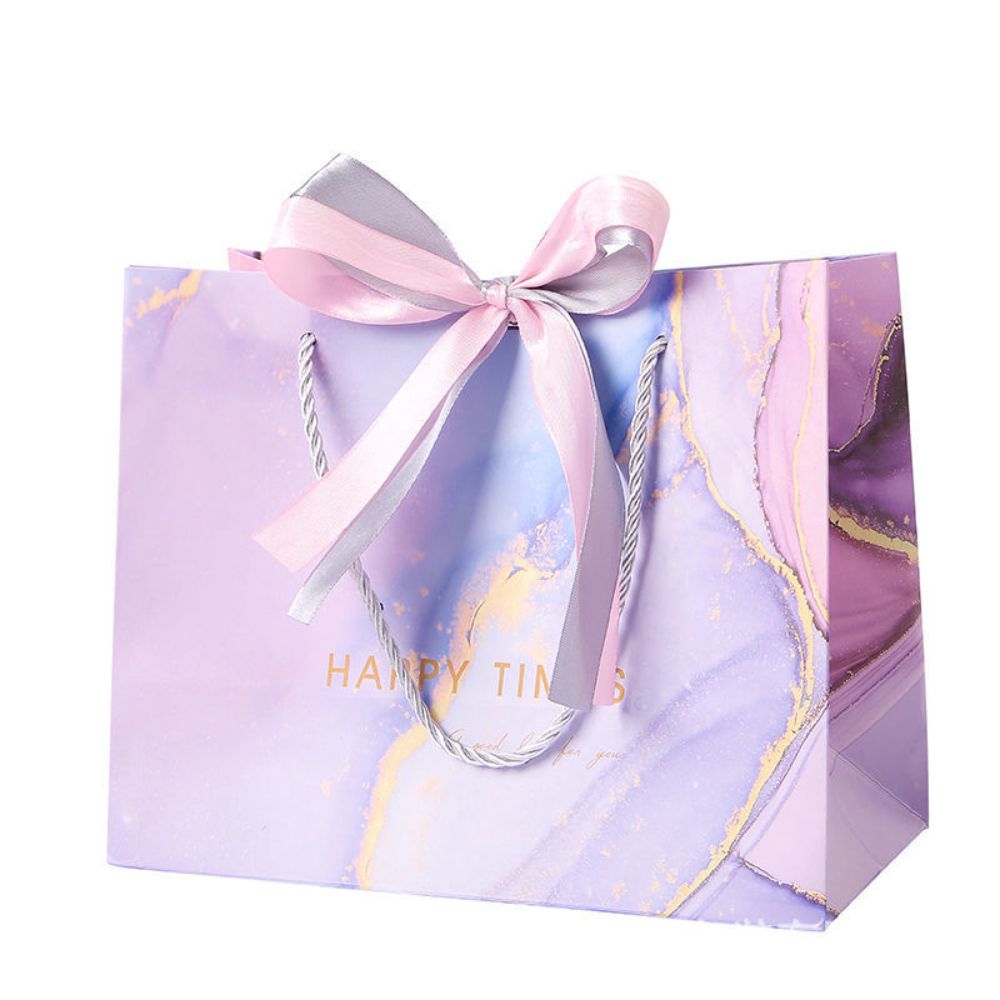 Y-PaperCo. - Gilt Gift Bag - 3pcs - Medium - Pink