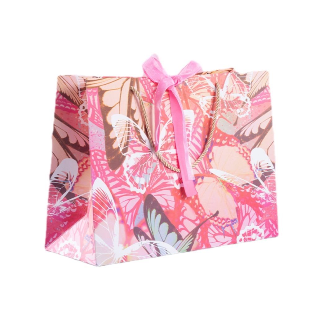 Y-PaperCo. - Gift Bag - Medium - 3pcs - Colorful Butterflies