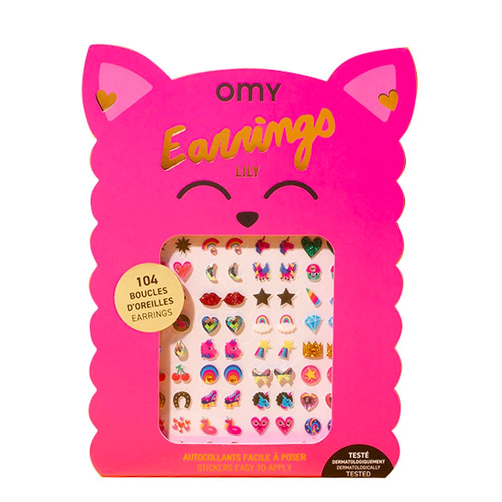 Omy - Lily Sticker Earrings - 104pcs