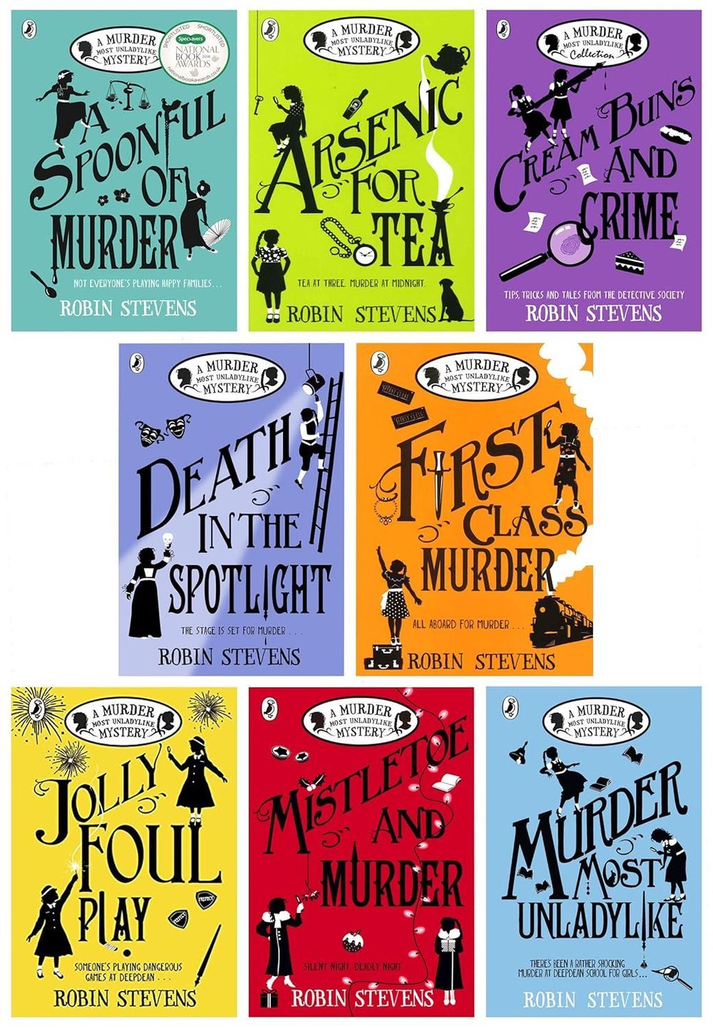 Robin Stevens A Murder Most Unladylike Mystery Books Set - Pack of 8