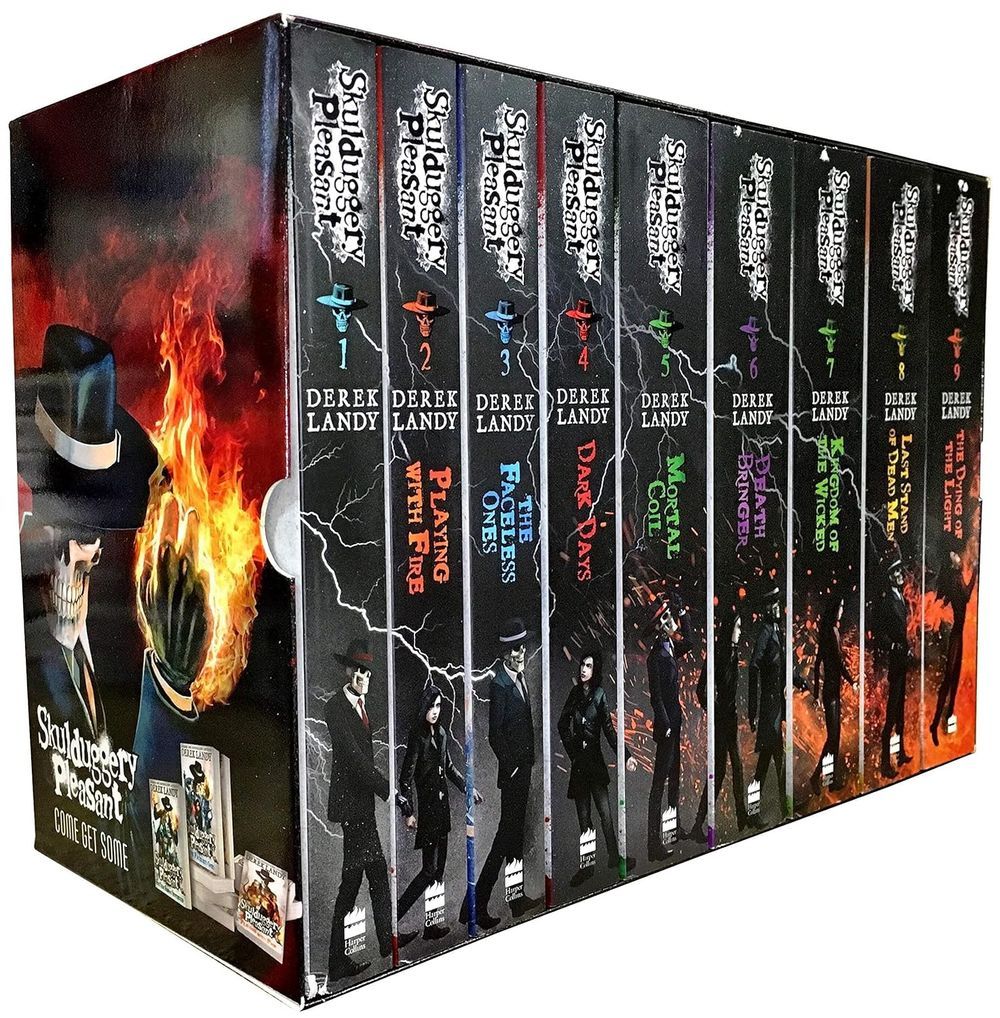 Skulduggery Pleasant - Derek Landy 9 Books Collection