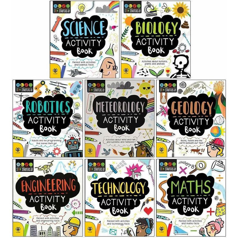 STEM Starter Kids 8 Activity Books Collection Set