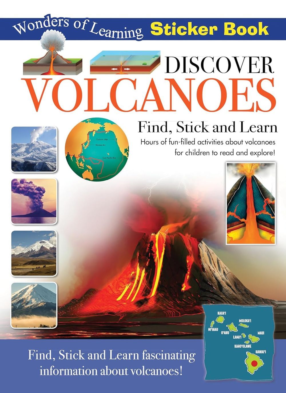 Sticker Book - Discover Volcanoes