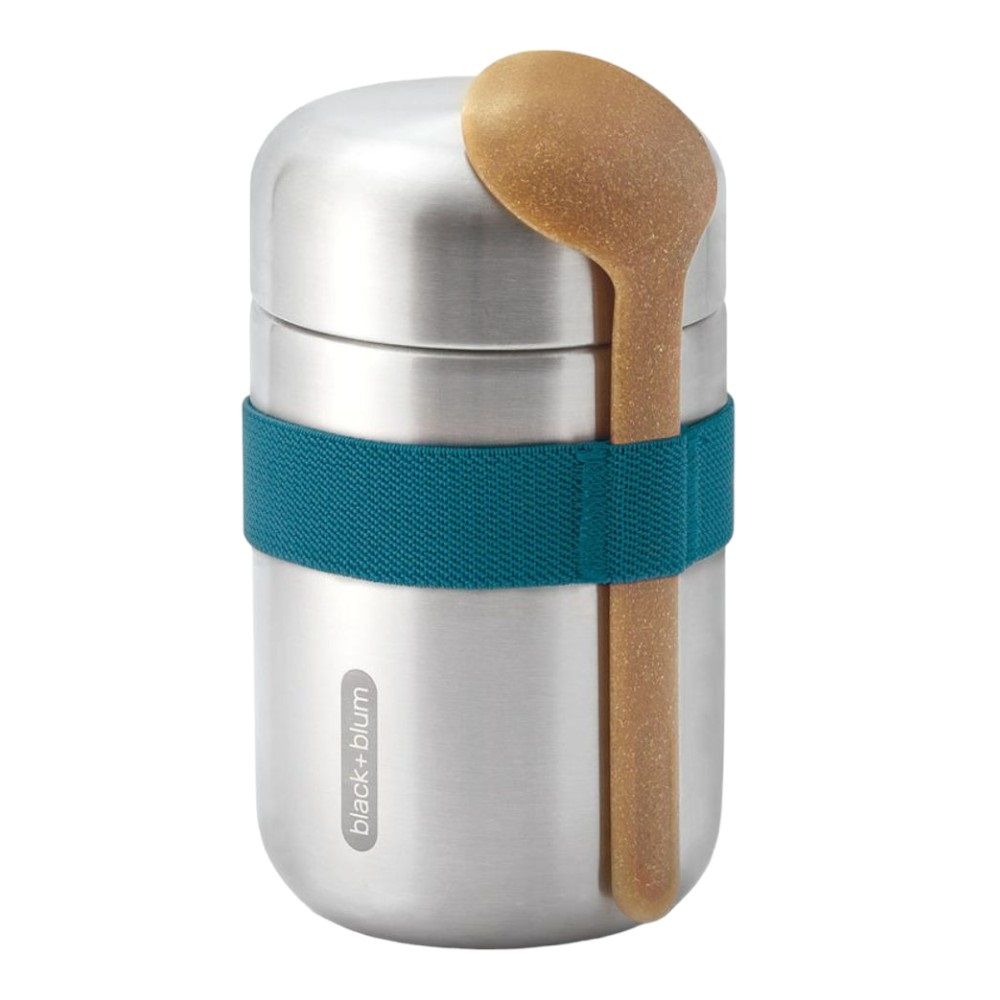 Black+Blum - Stainless Steel Vacuum Food Flask - Ocean - 400 ml