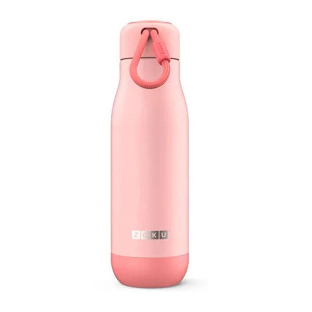 Zoku - Stainless Steel Vacuum Bottle - Coral - 500 ml