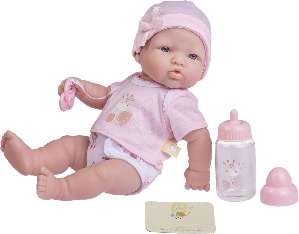 JC Toys - La Newborn Baby Doll With Accessories - 12.5-Inch