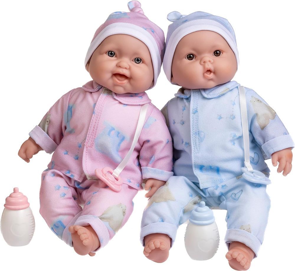 Jc Toys - Lots To Cuddle Babies Twin Baby Dolls - 13-Inch