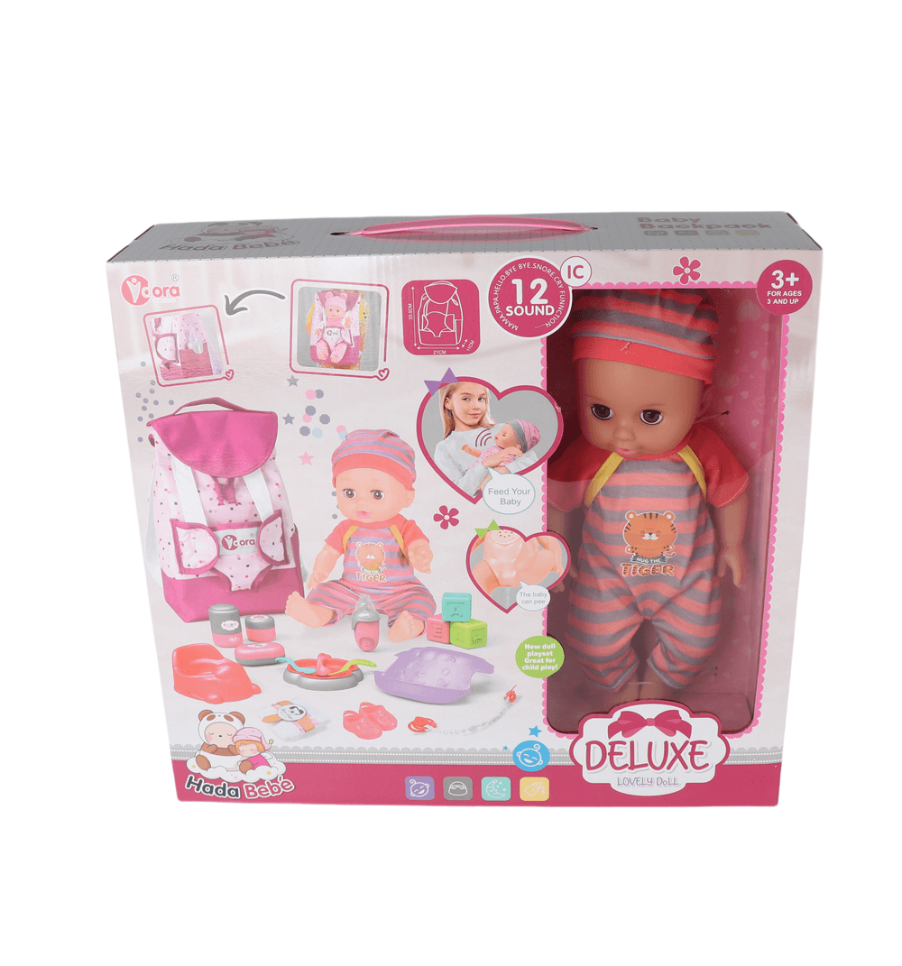 Vdora Dolls - Baby Doll W/ Backpack Playset - 14 Inch