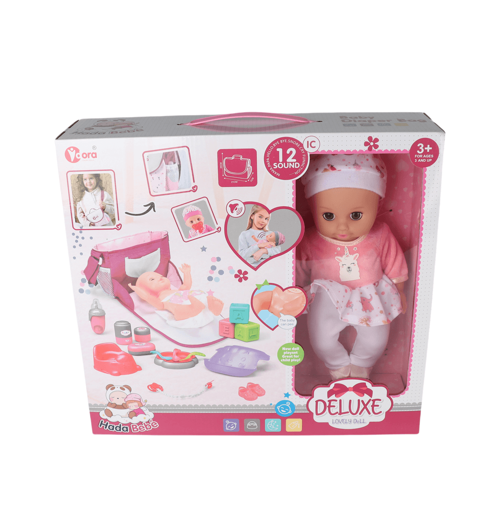 Vdora Dolls - Baby Doll W/ Diaper Bag Playset - 14 Inch