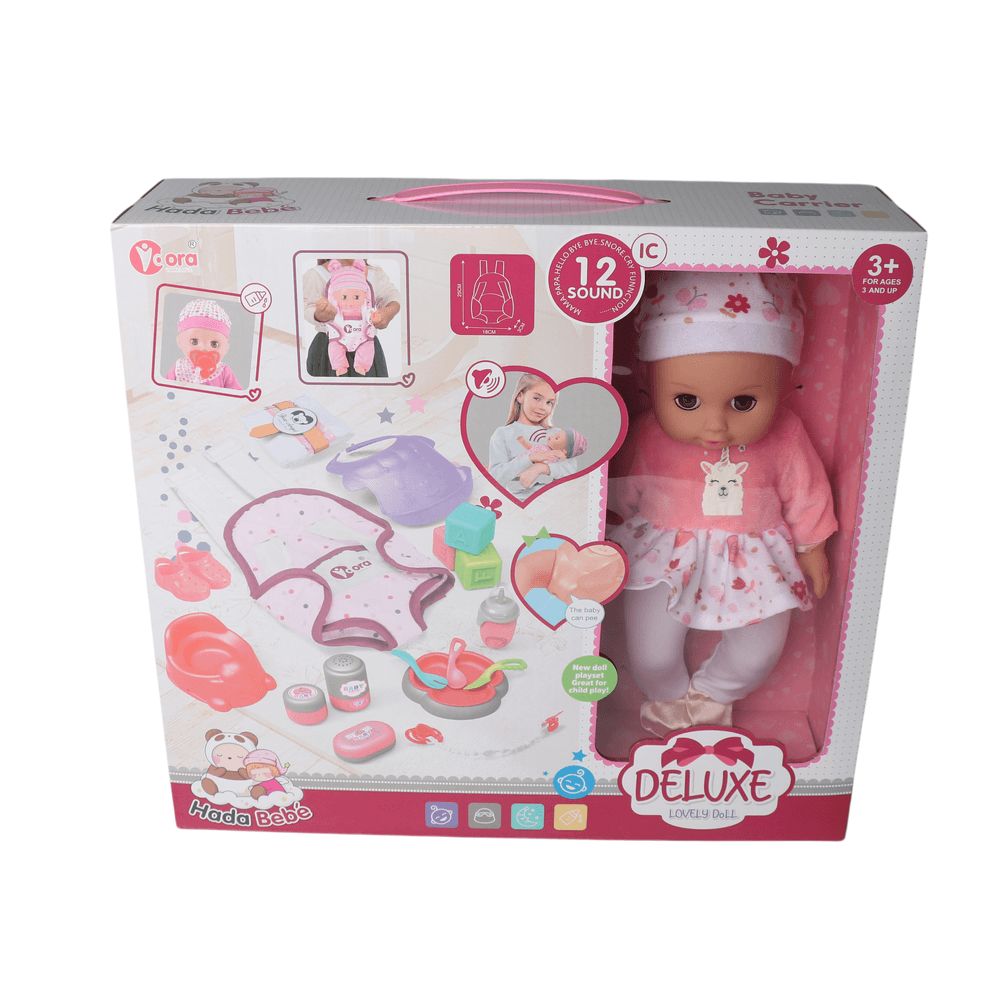 Vdora Dolls - Baby Doll W/ Sleeping Bag 17Pcs - 14 Inch