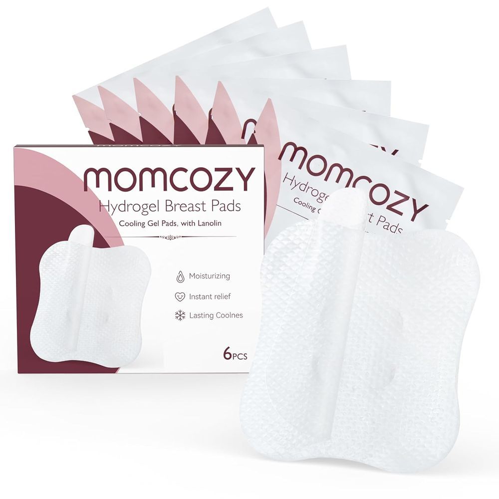 Momcozy - Hydrogel Breast Pads - White - Pack of 6