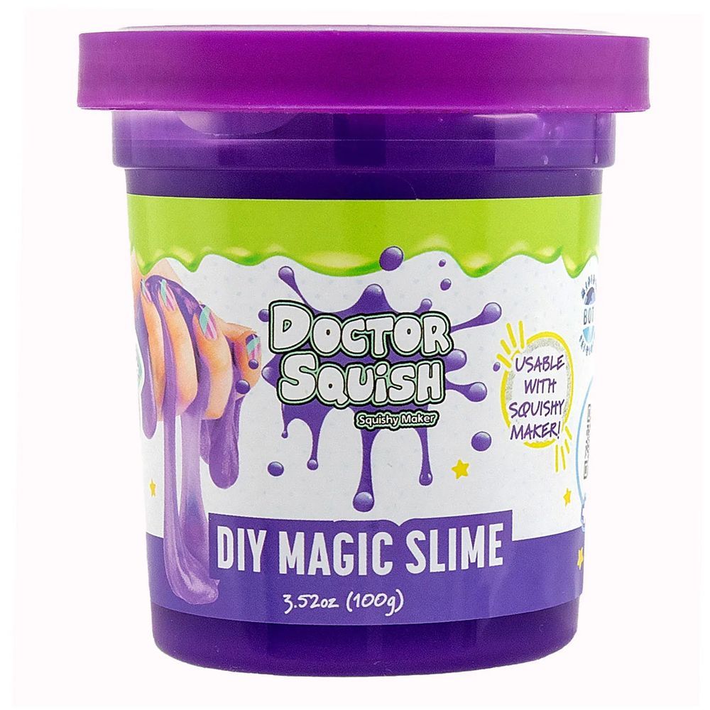 Doctor Squish - DIY Magic Slime Blister Pack - Purple - 100 gm