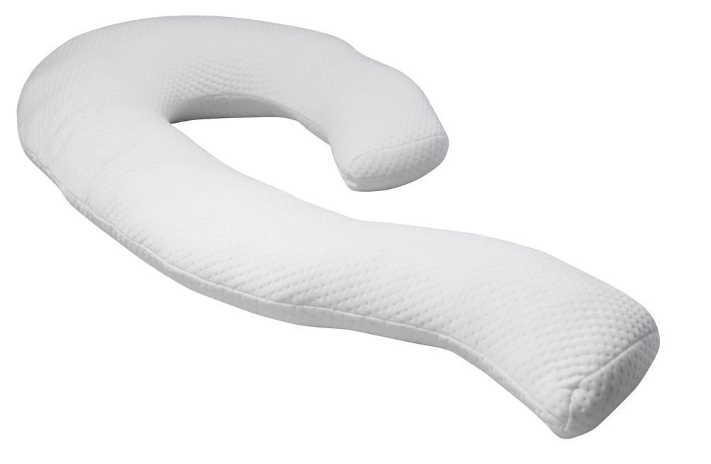 Contour - Swan Maternity Body Pillow - White