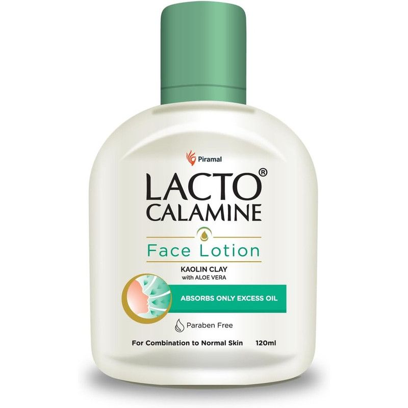 Lacto Calamine - Kaolin Clay - Aloe Vera Face Lotion - 120 ml