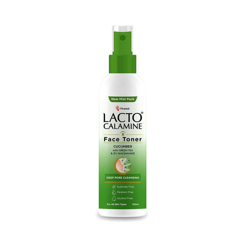 Lacto Calamine - Face Toner Cucumber With Green Tea - 120ml