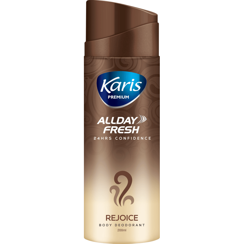 Karis Naturals - All Day Fresh Body Deodorant Spray - Rejoice - 200 ml