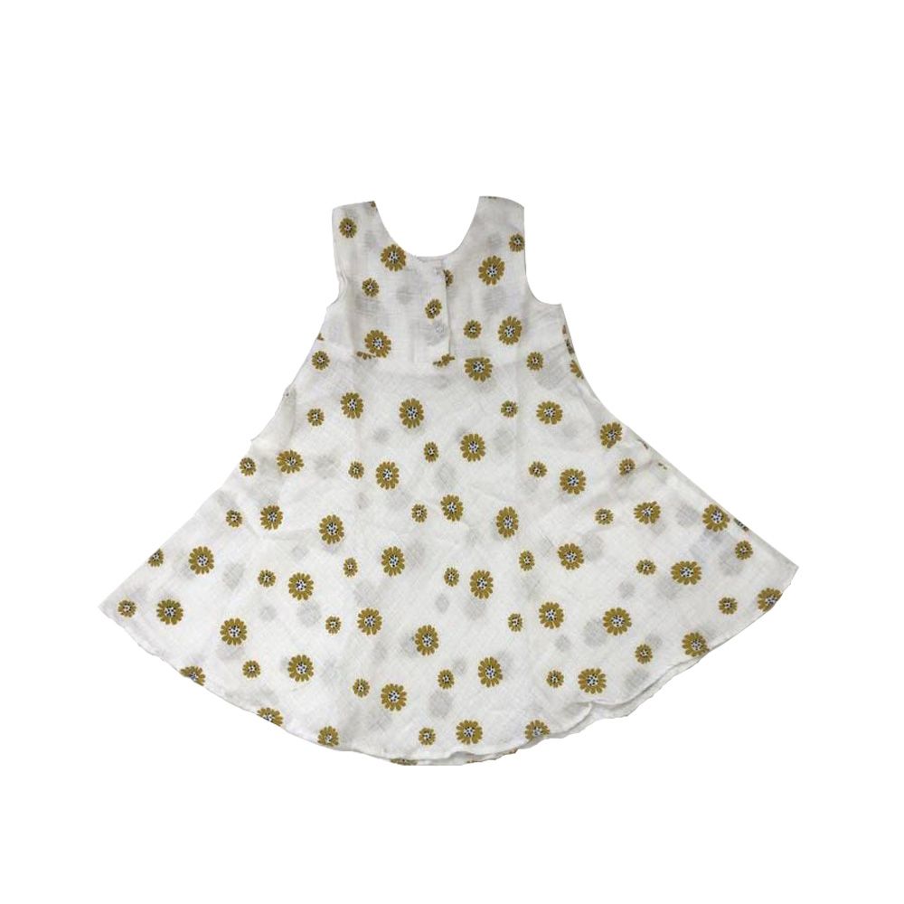 Prokids - Baby Girl's Floral Printed Muslin Frock