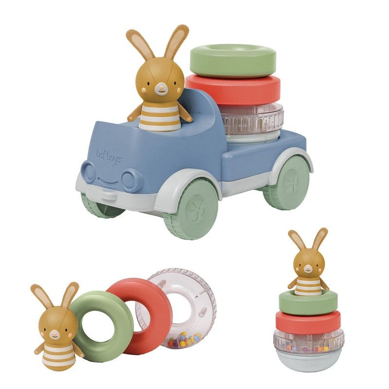 Taf Toys - 2-In-1 Bunny Stacker Truck Toy