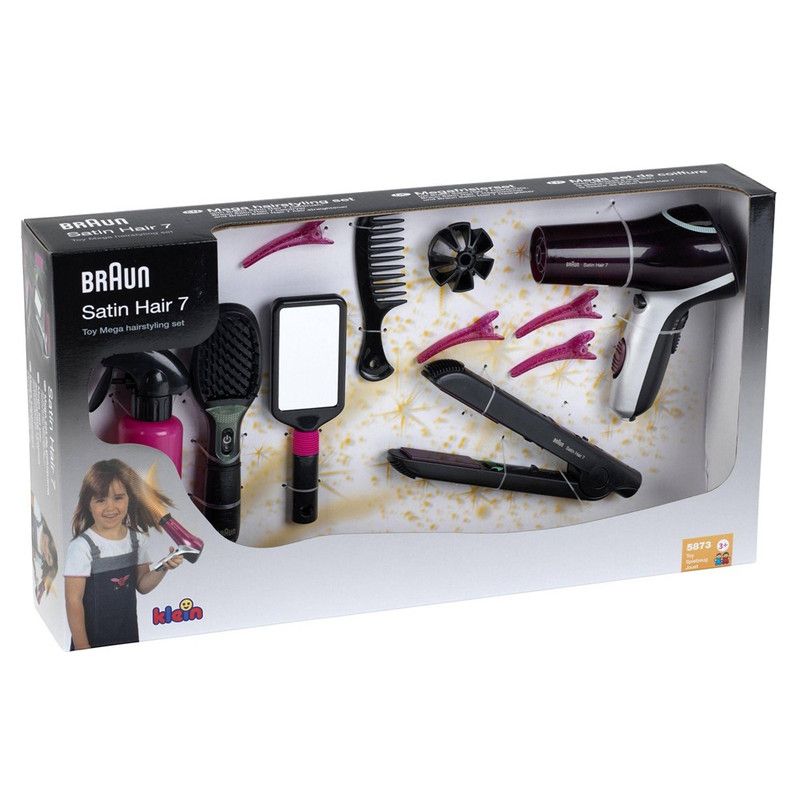 Klein Toys - Braun Satin Hair Toys Mega Hairstyling Set