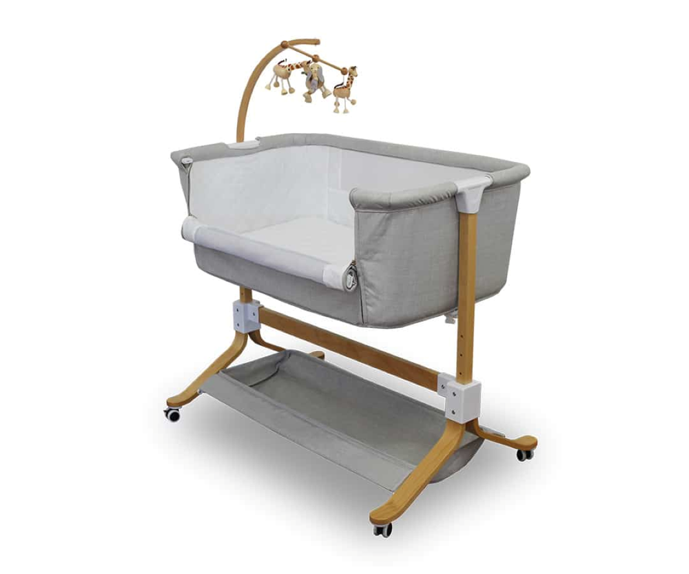 Babyhood - Kaylula Co Sleeper Cradle - Grey