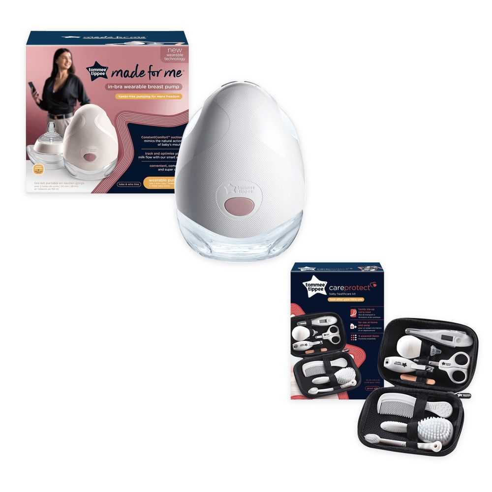 Tommee Tippee - Single Wearable Electric Breast Pump And Healthcare Kit - 9pcs