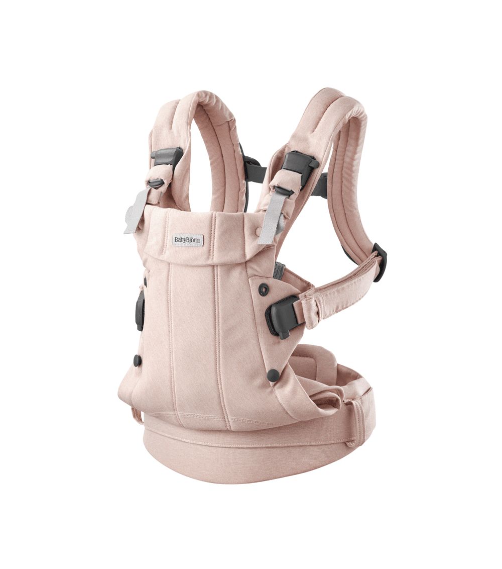 BabyBjorn - Woven Baby Carrier - Harmony - Light Pink Melange