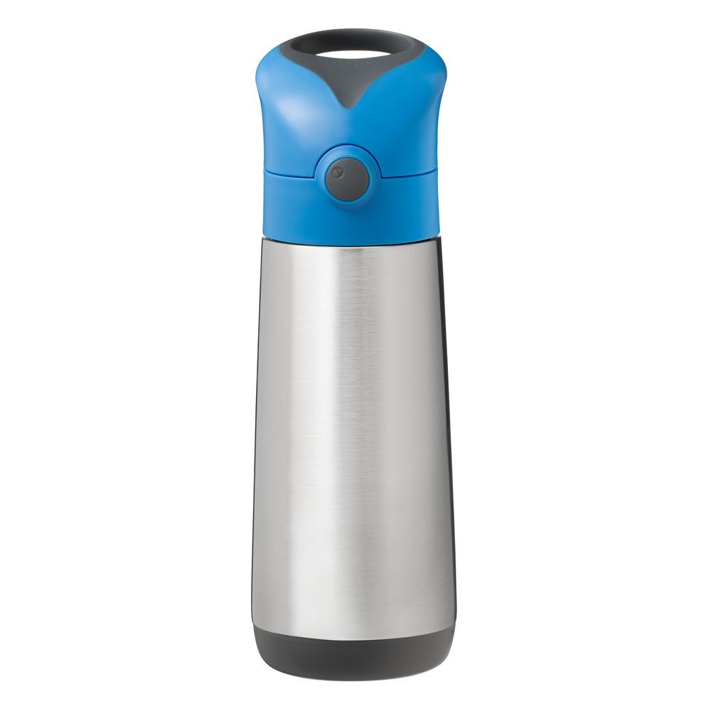 B.box - Hydratio Stainless Steel Drink Bottle - Blue Slate - 500 ml