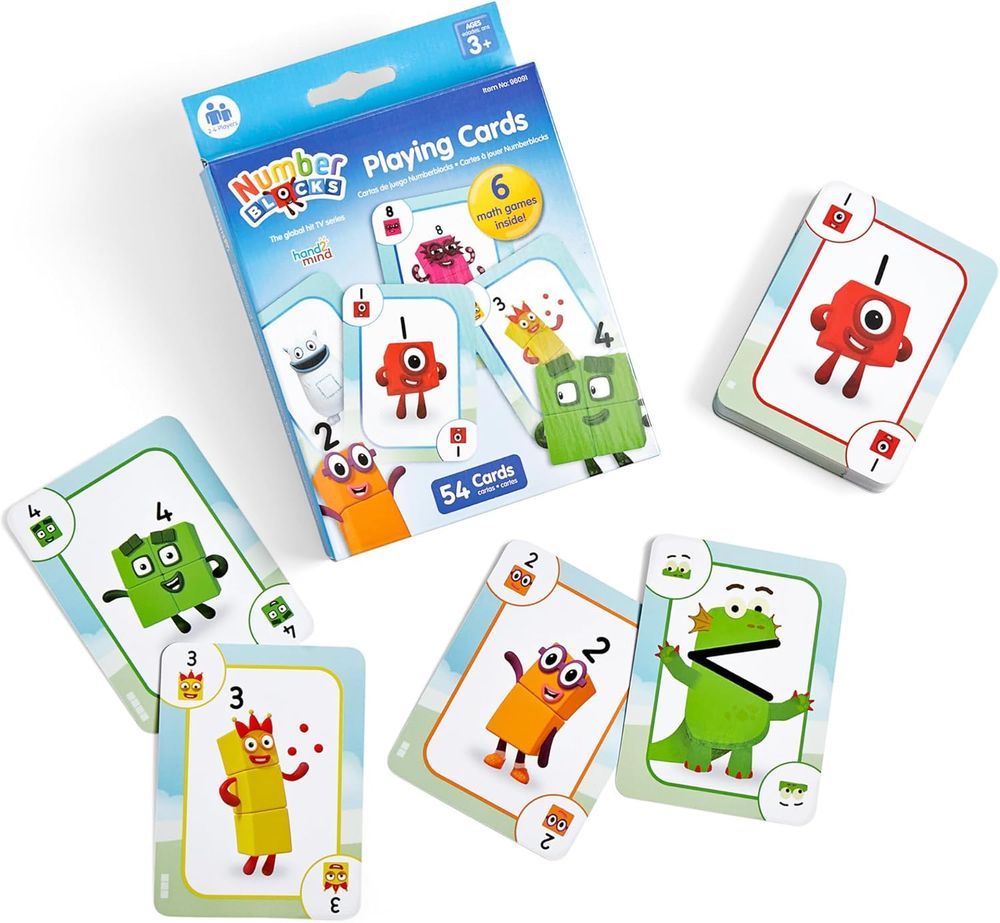 Learning Resources - Number Blocks Playing Cards - Multicolor