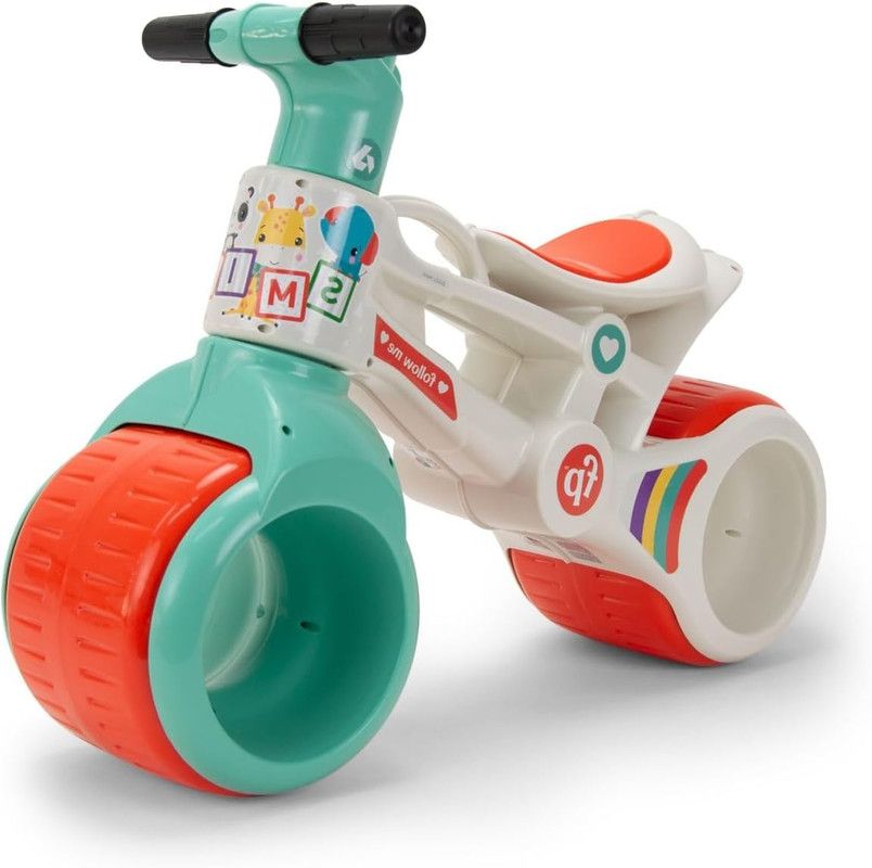 Injusa - Fisher-Price Lightning Ride On Bike For Children - White/Green