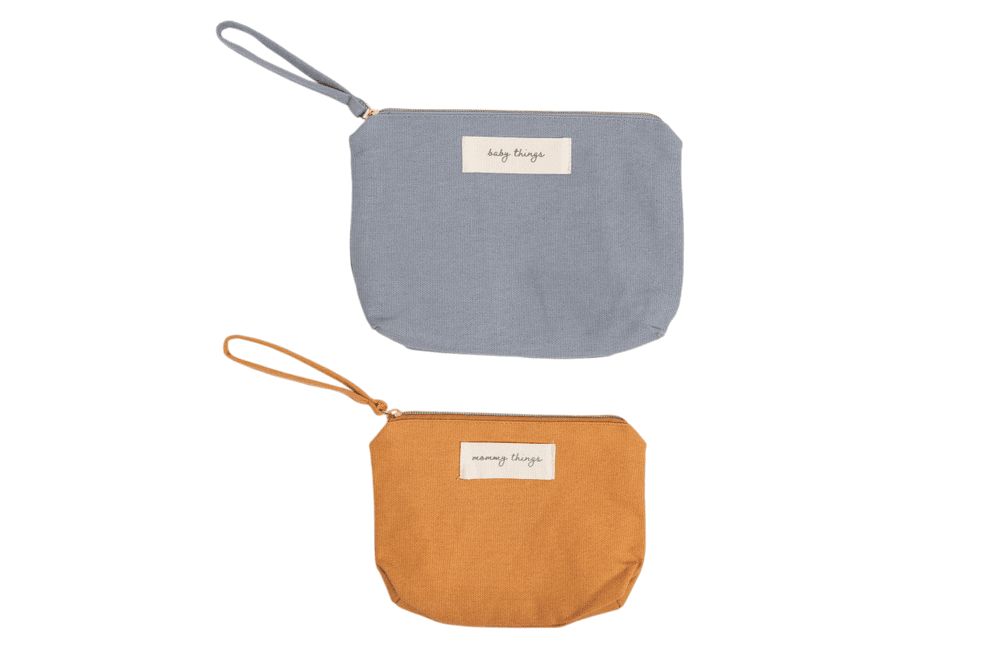 Pearhead - Mommy & Baby Things Pouch Set - 2pcs