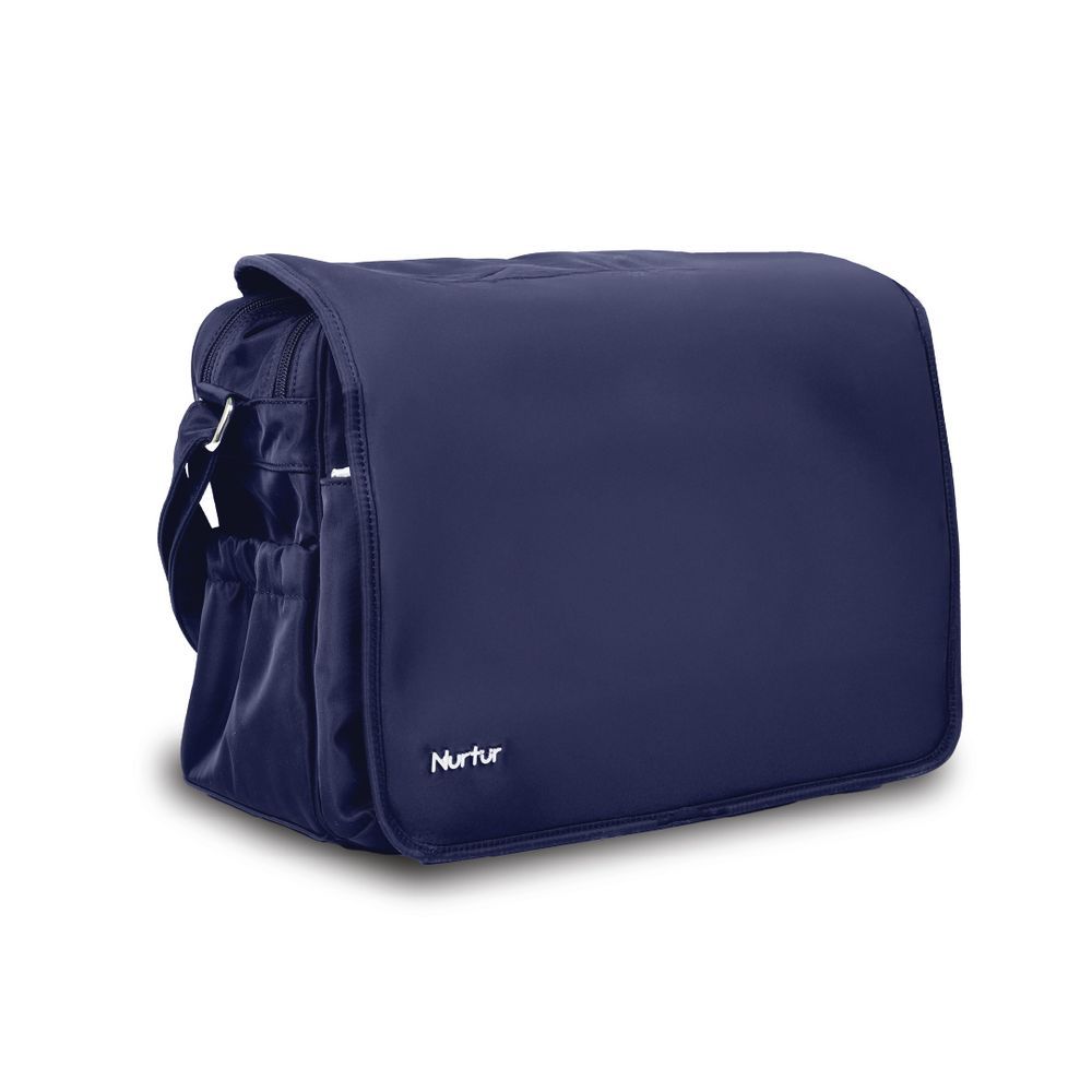 Nurtur Cozi - Metro Messenger Diaper Bag - Navy