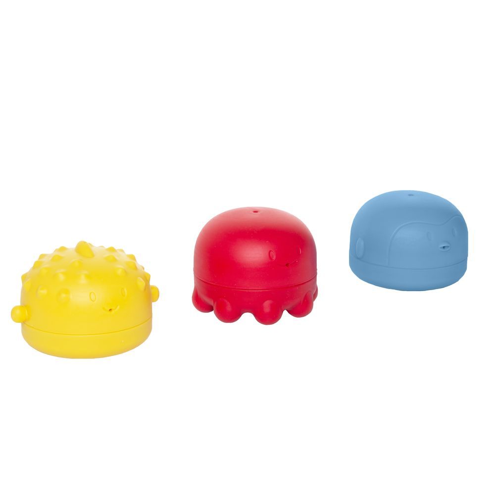 Ubbi - Squeeze And Switch Bath Toys - Pack of 3