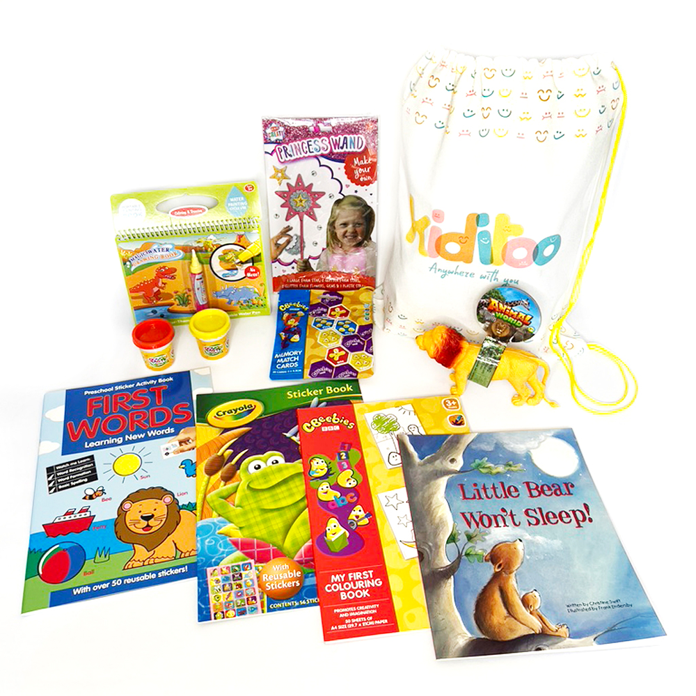 Kiditoo - Girls Toy And Book Educational Kit - 9pcs - 2-3Y