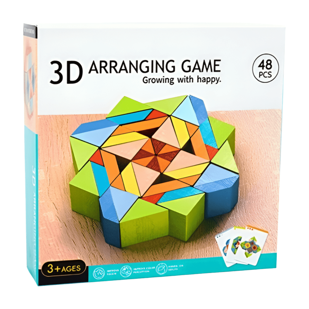 Funfiniti - 3D Arranging Blocks Game - 48pcs